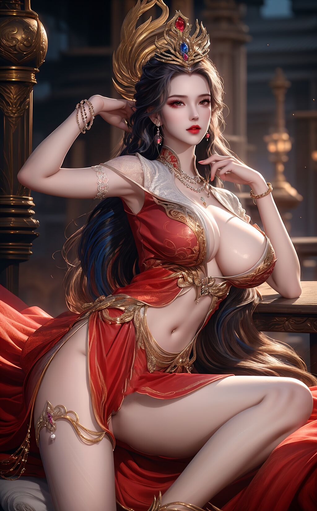 [AI Generated] Douluo Dalu Bibi Dong’s imperial concubine outfit